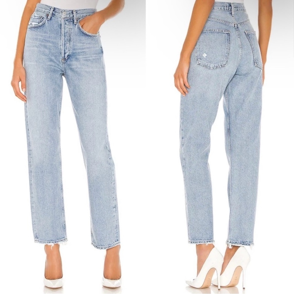 AGOLDE 90's Mid Rise Loose Fit in Snapshot Size 26